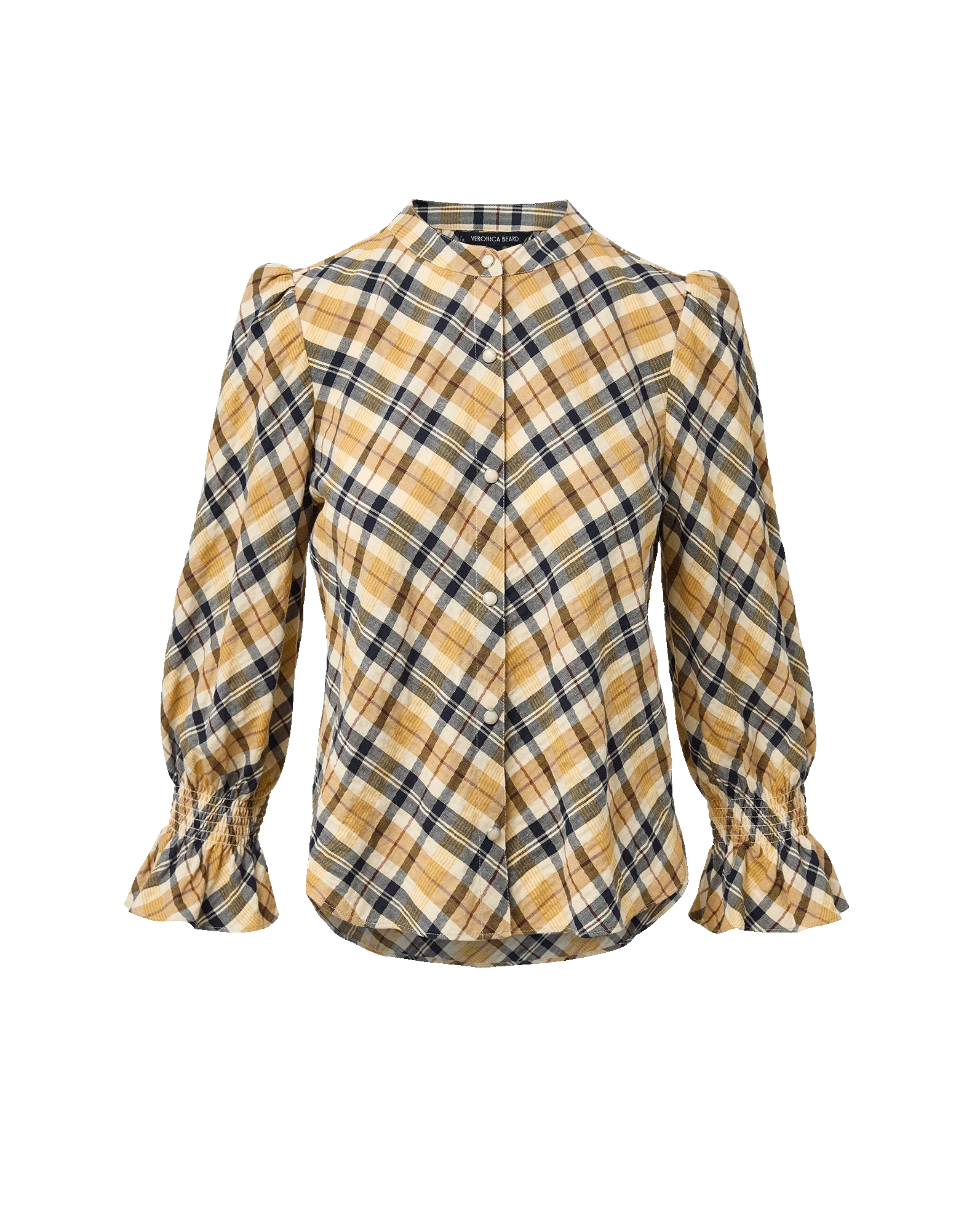 Veronica Beard Ashlynn Plaid Blouse