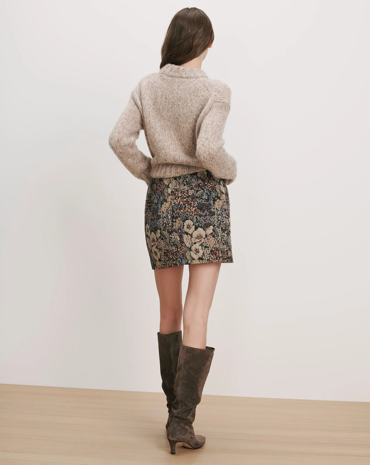 Veronica Beard Ohemia Brocade Mini Skirt