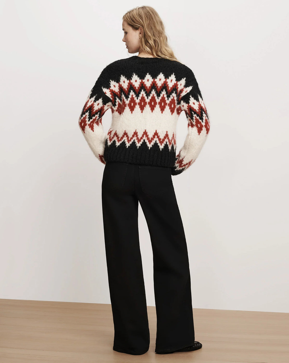 Veronica Beard Jessalyn Fair Isle Sweater