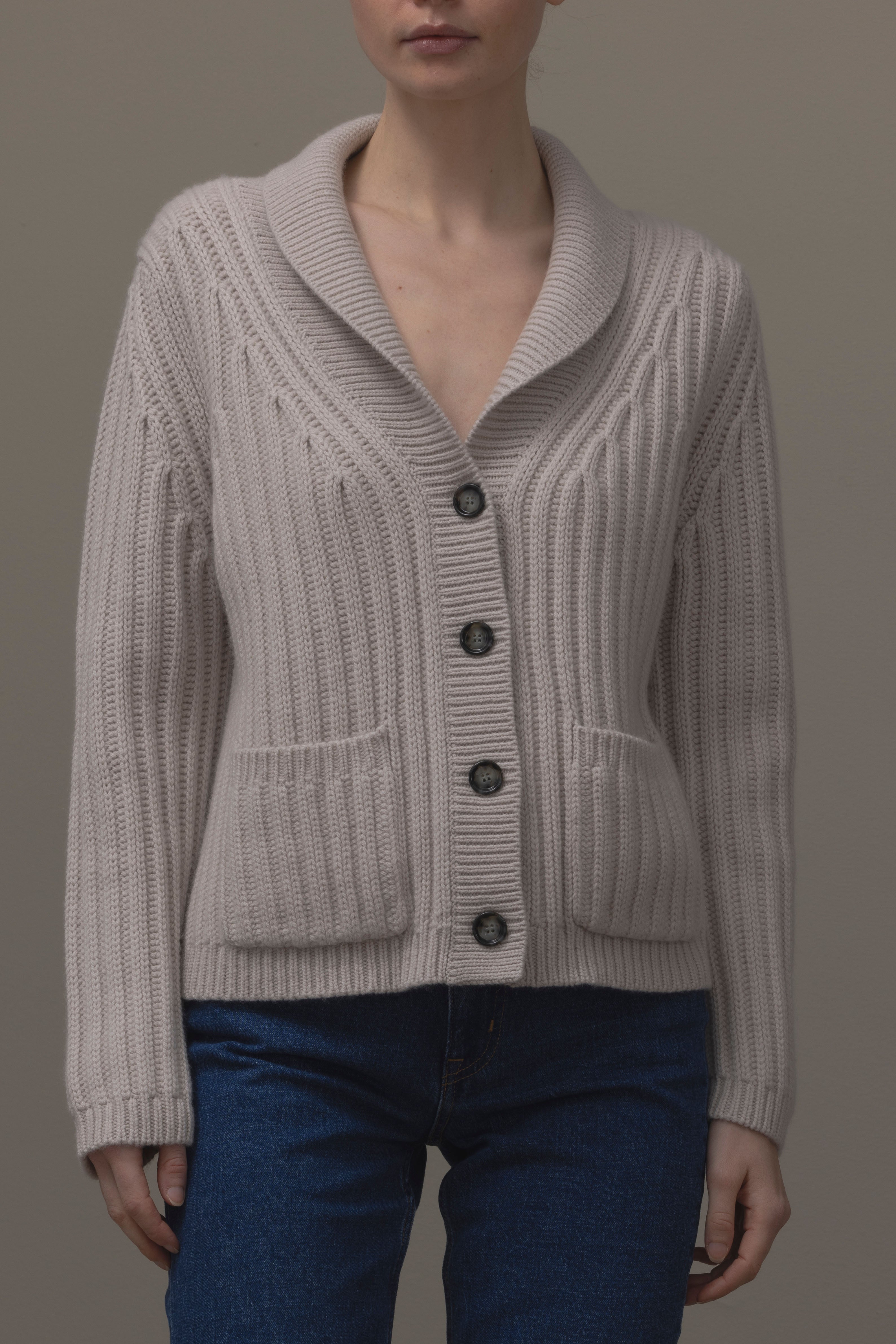 shawl collar cardigan 1/1