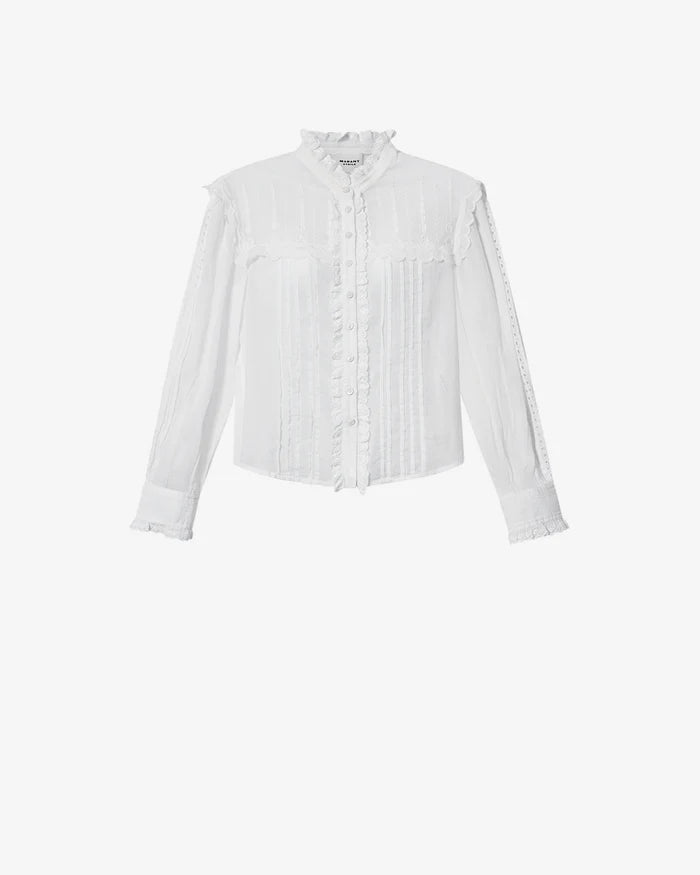 Isabel Marant Lonzie Top - White