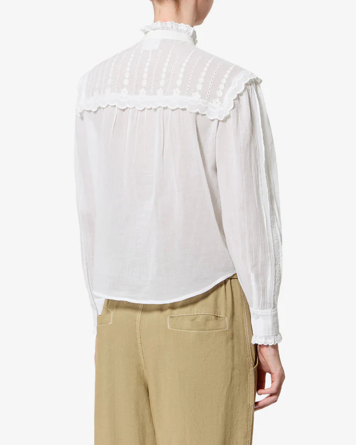Isabel Marant Lonzie Top - White