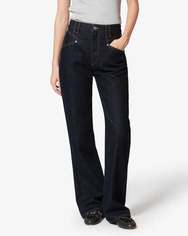 Isabel Marant Belvia Pant - Dark Midnight