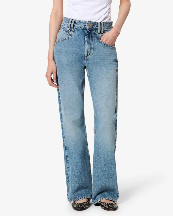 Isabel Marant Belvia Pant - Light Blue