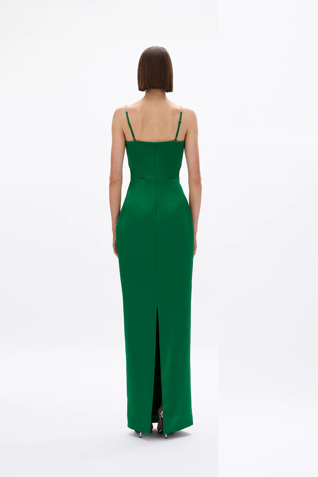 Rachel Gilbert Leora Dress - Emerald