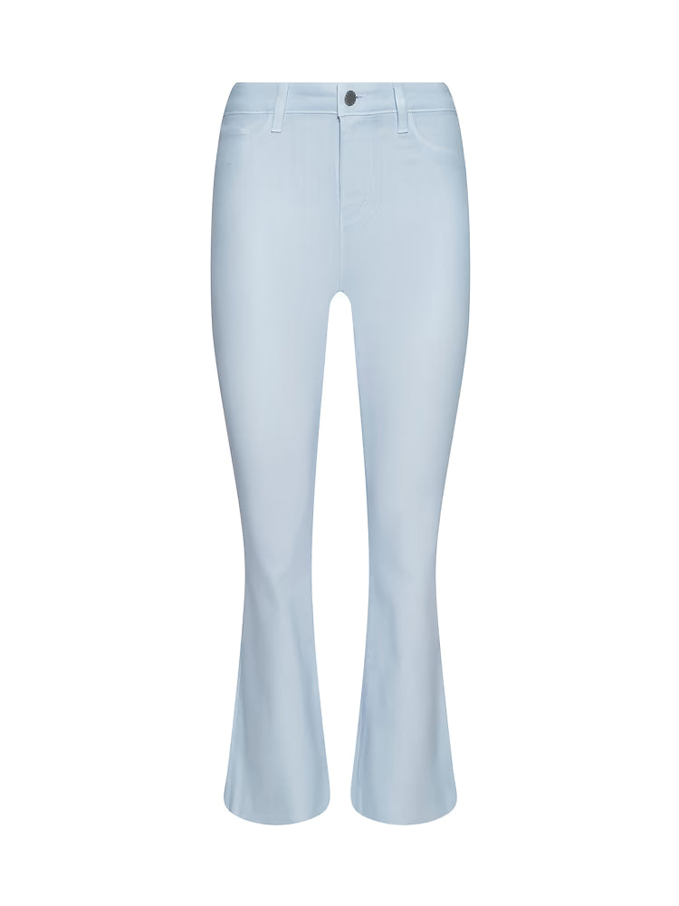 L'Agence Kendra Coated Cropped Flare Jean