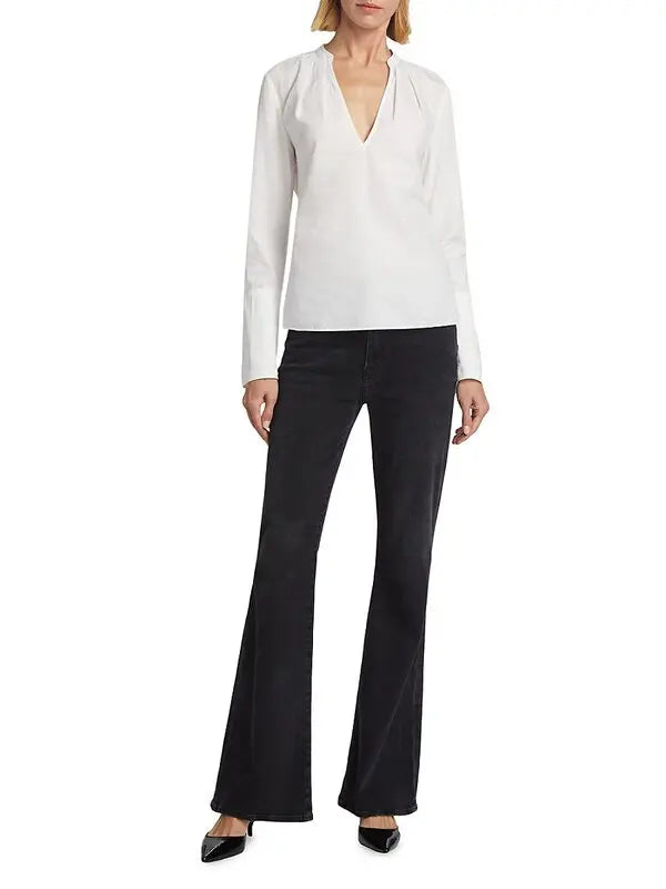 Derek Lam Lila V Neck Blouse