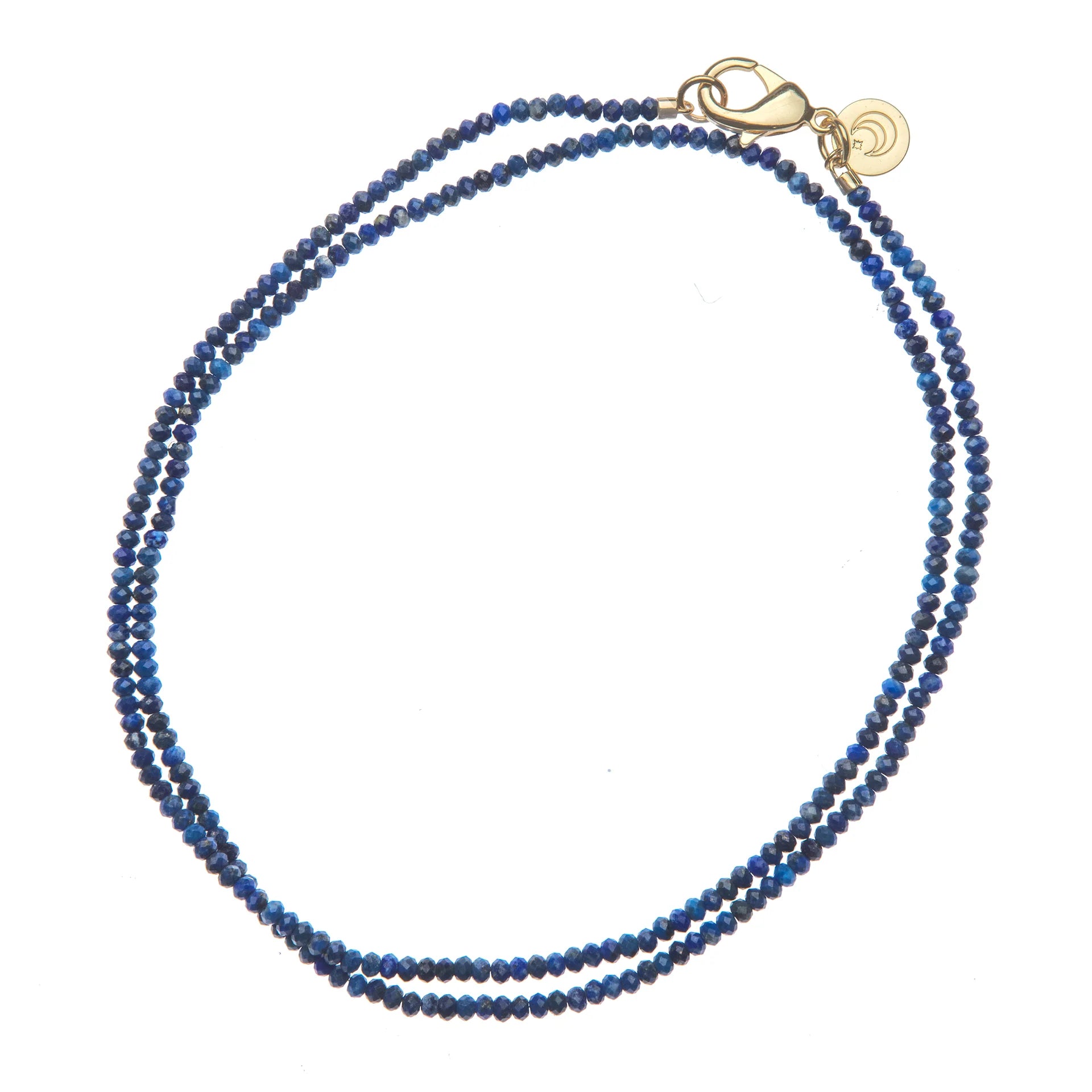 Jane Win Double Wrap Diamond Cut Necklace