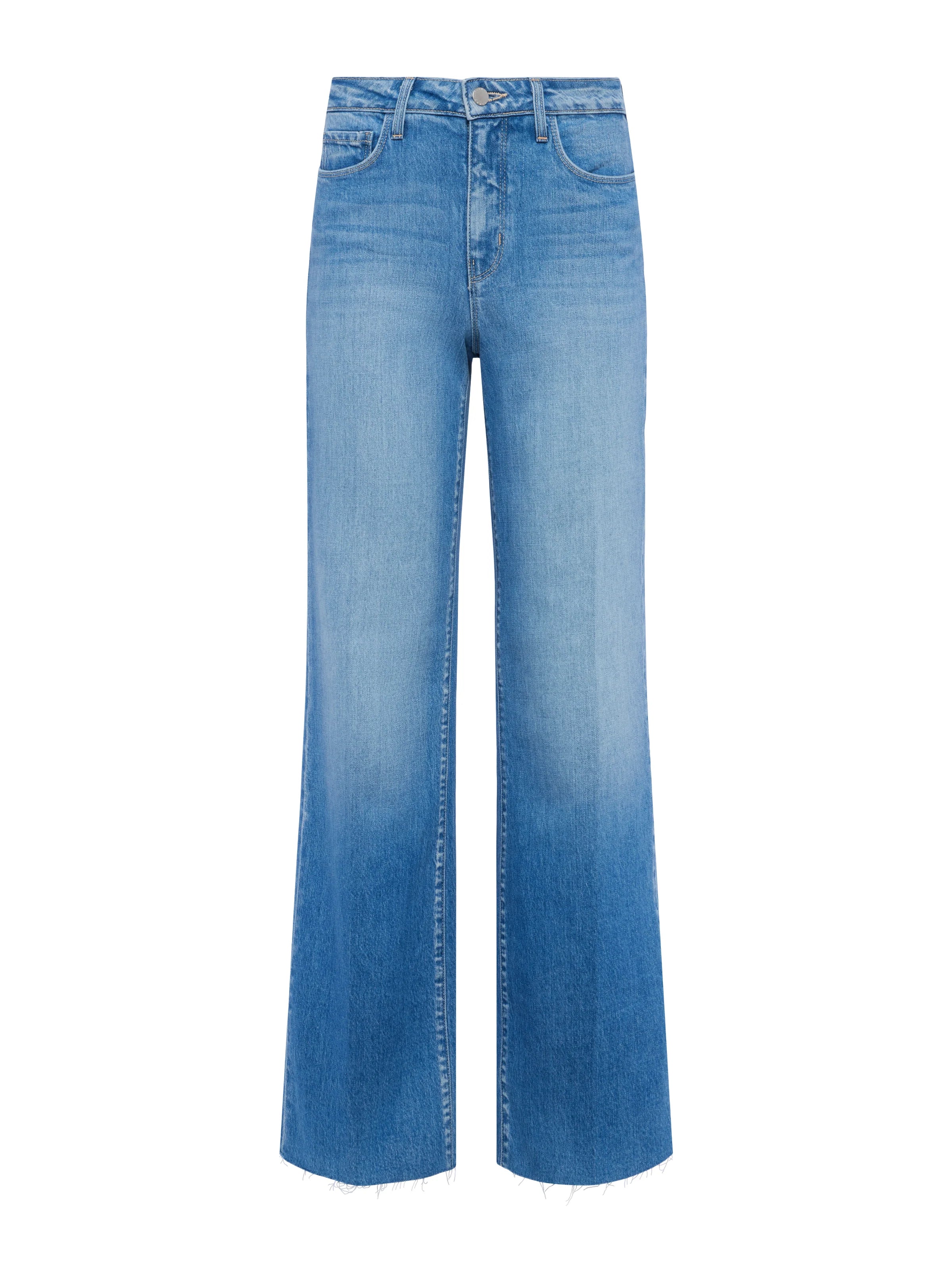 L'Agence Scottie H/R Wide Leg Jean