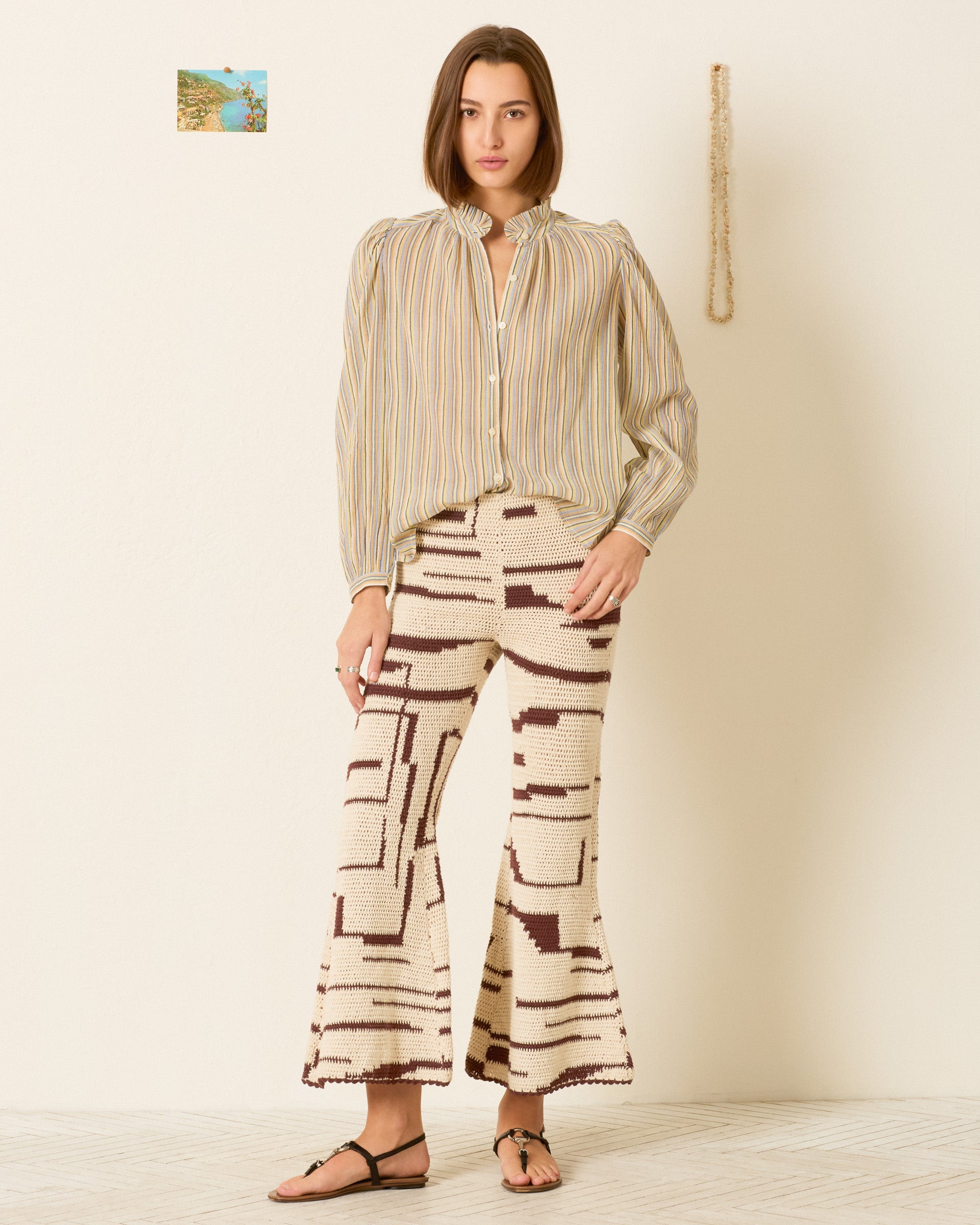 Annabel Sandlilt Stripe Shirt