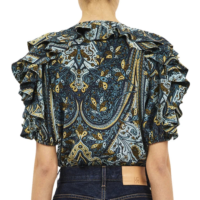 Ulla Johnson Josephine S/S Silk Top