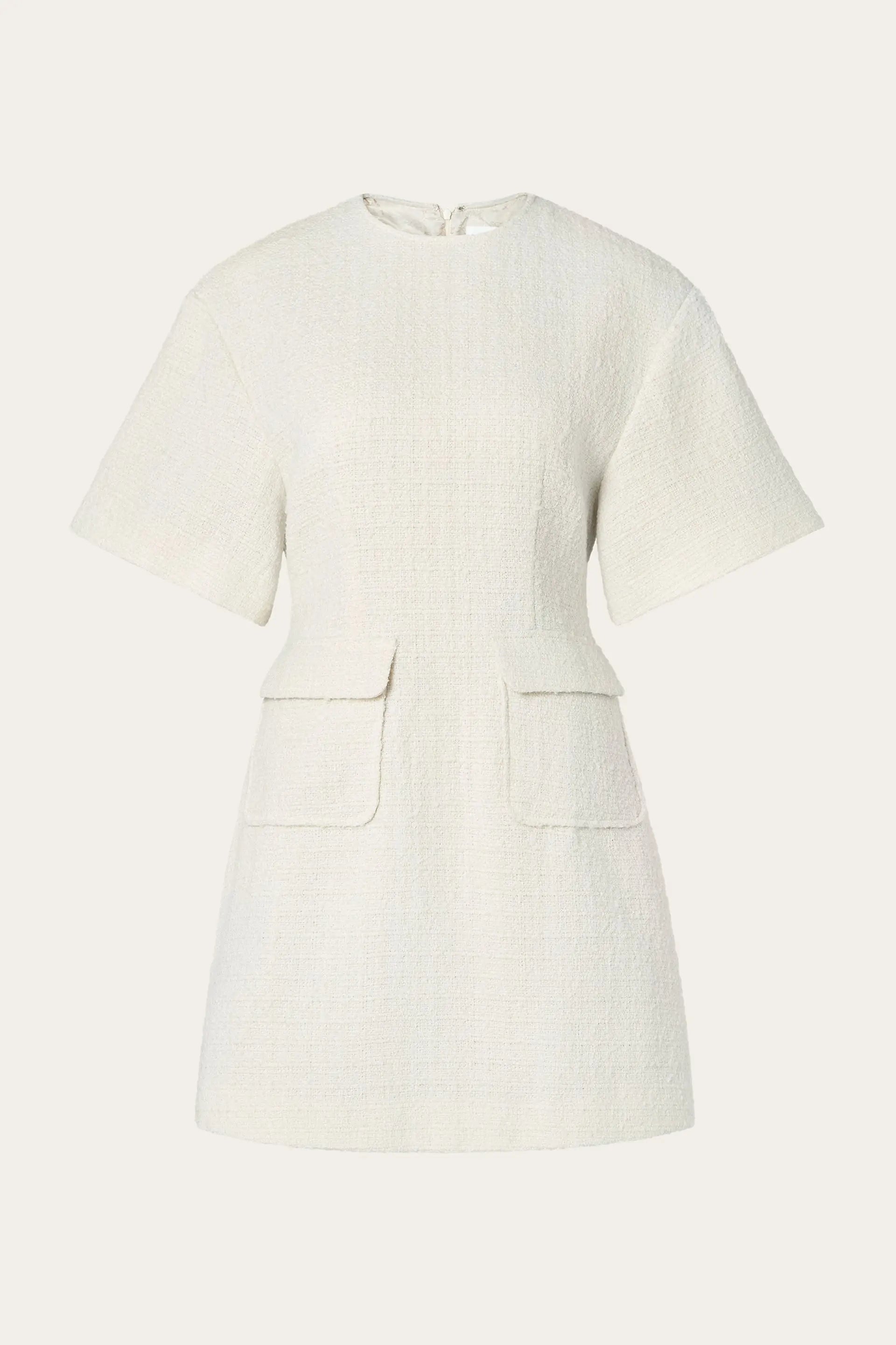 Malina Rayna Boucle Mini Dress