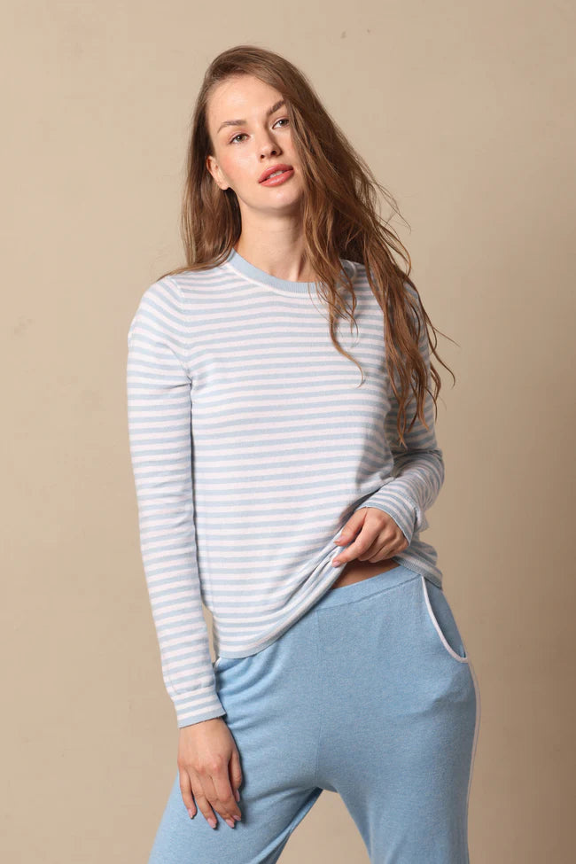 Minnie Rose L/S Striped Sweater
