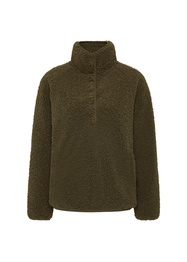 The Upside Harlow Fleece Pullover - Olive