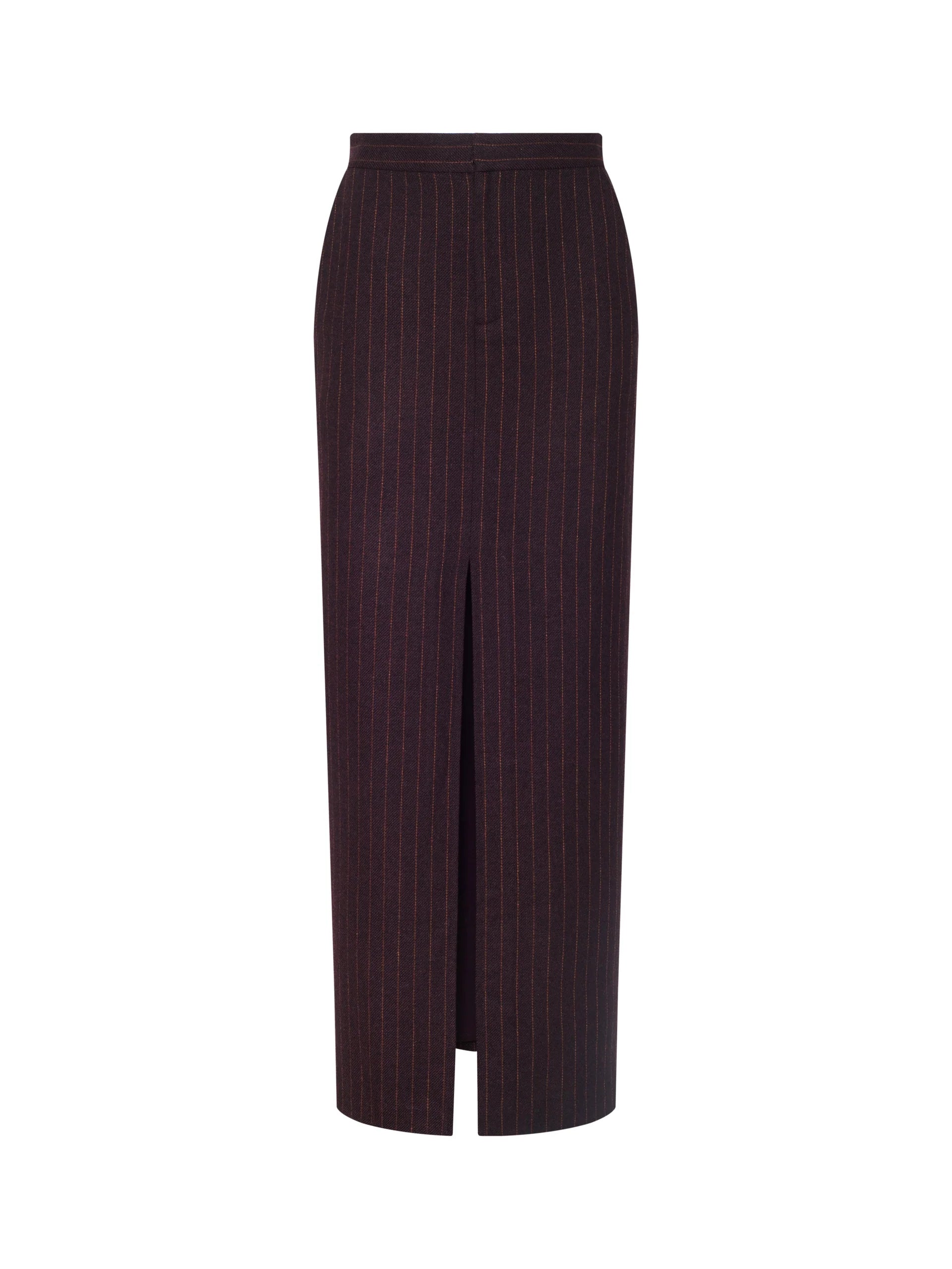 L'Agence Maceline Pinstriped Maxi Skirt