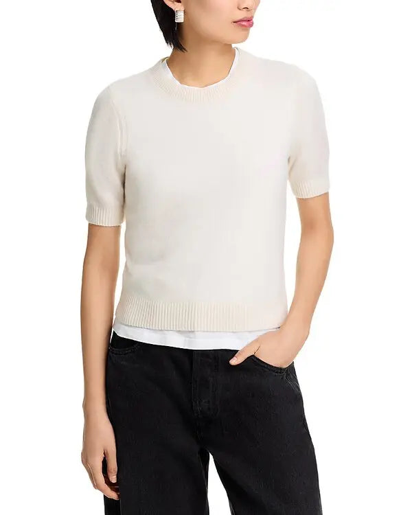 Guest In Residence Sweater Tee - Cream