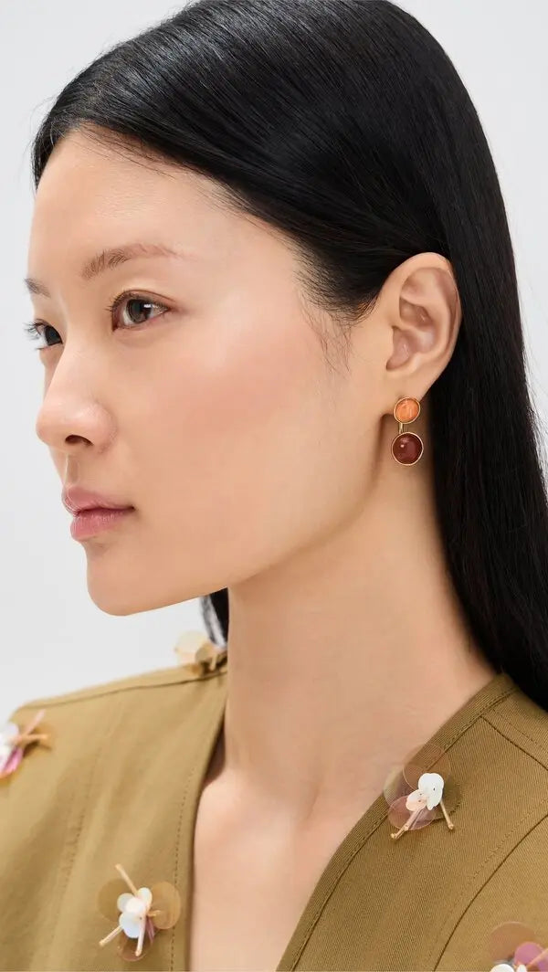 Ulla Johnson Kiri Double Stone Earring