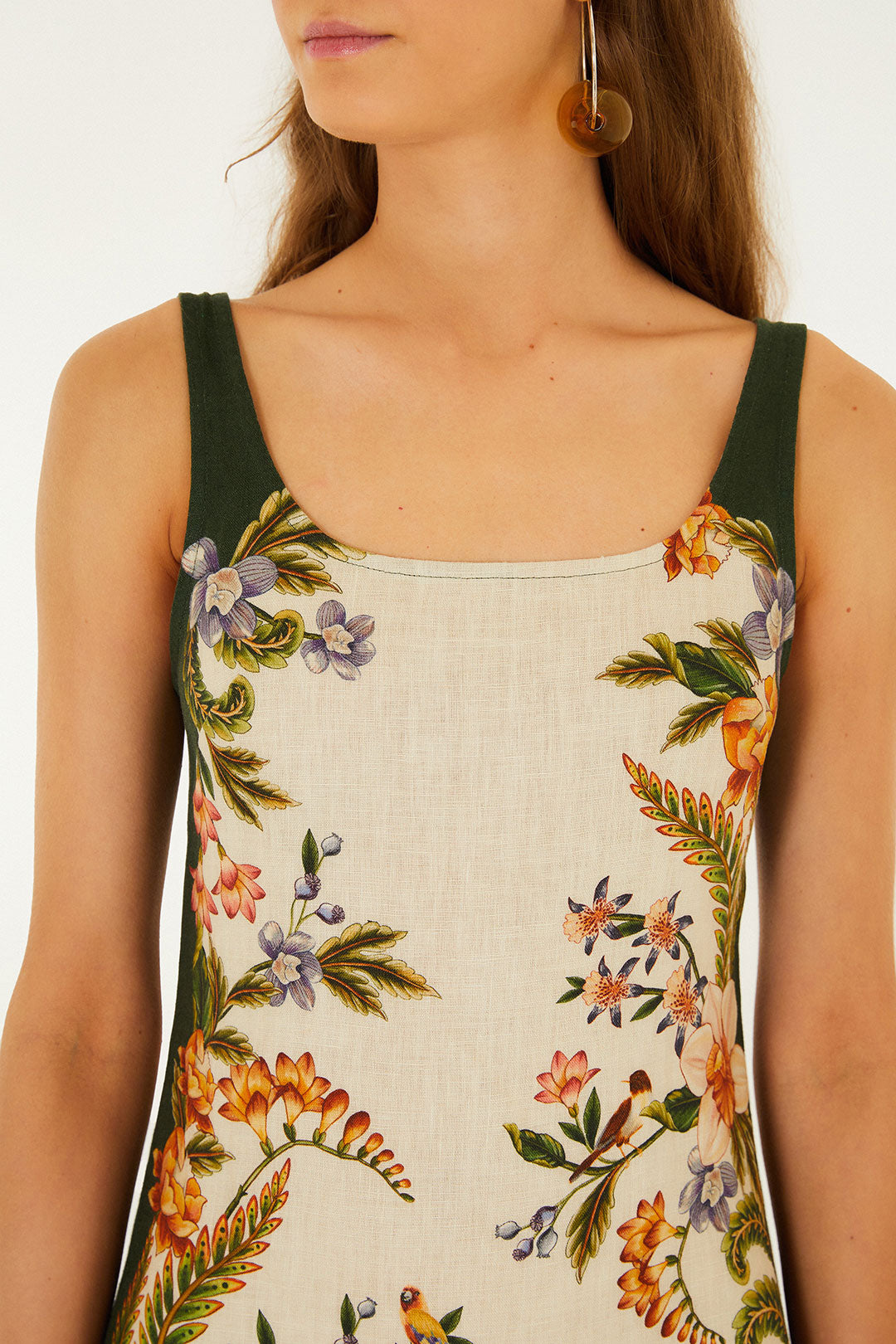 NATURE SAND MINI DRESS