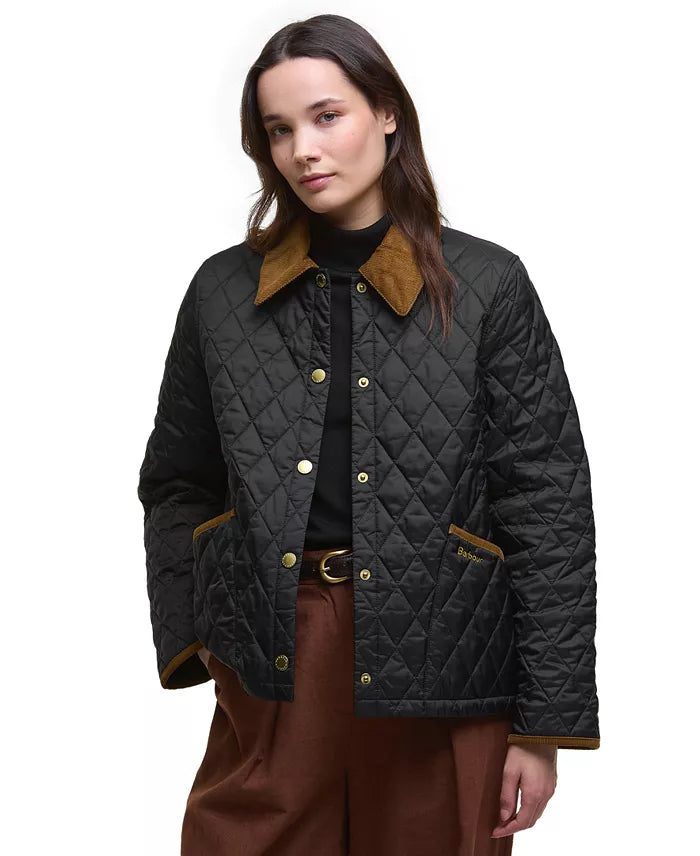Barbour Icons Cropped Liddesdale Quilted Jacket
