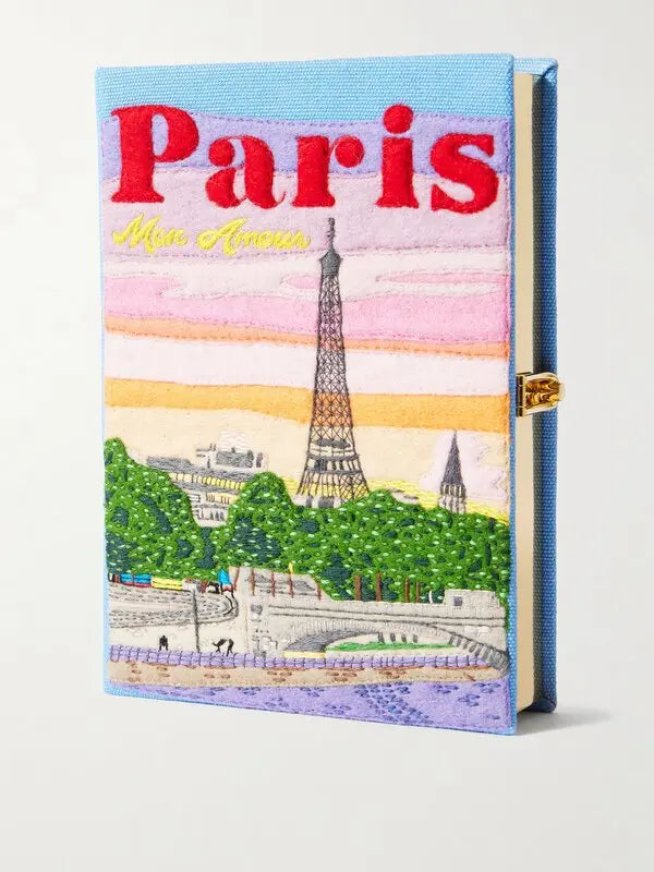 Olympia Le-Tan Book Clutch - Paris
