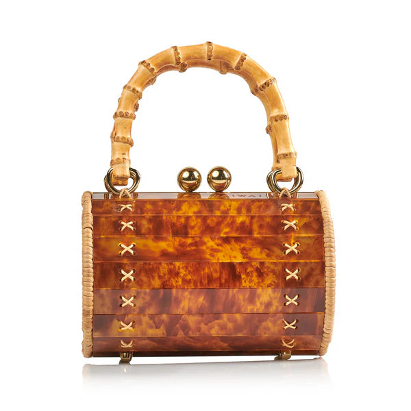 Waiwai Alix Bamboo Bag - Turtle