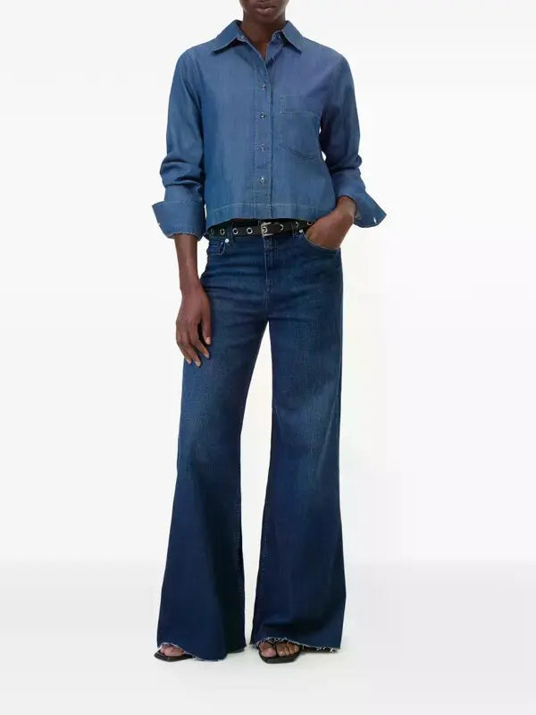 Closed Cropped Classic Shirt