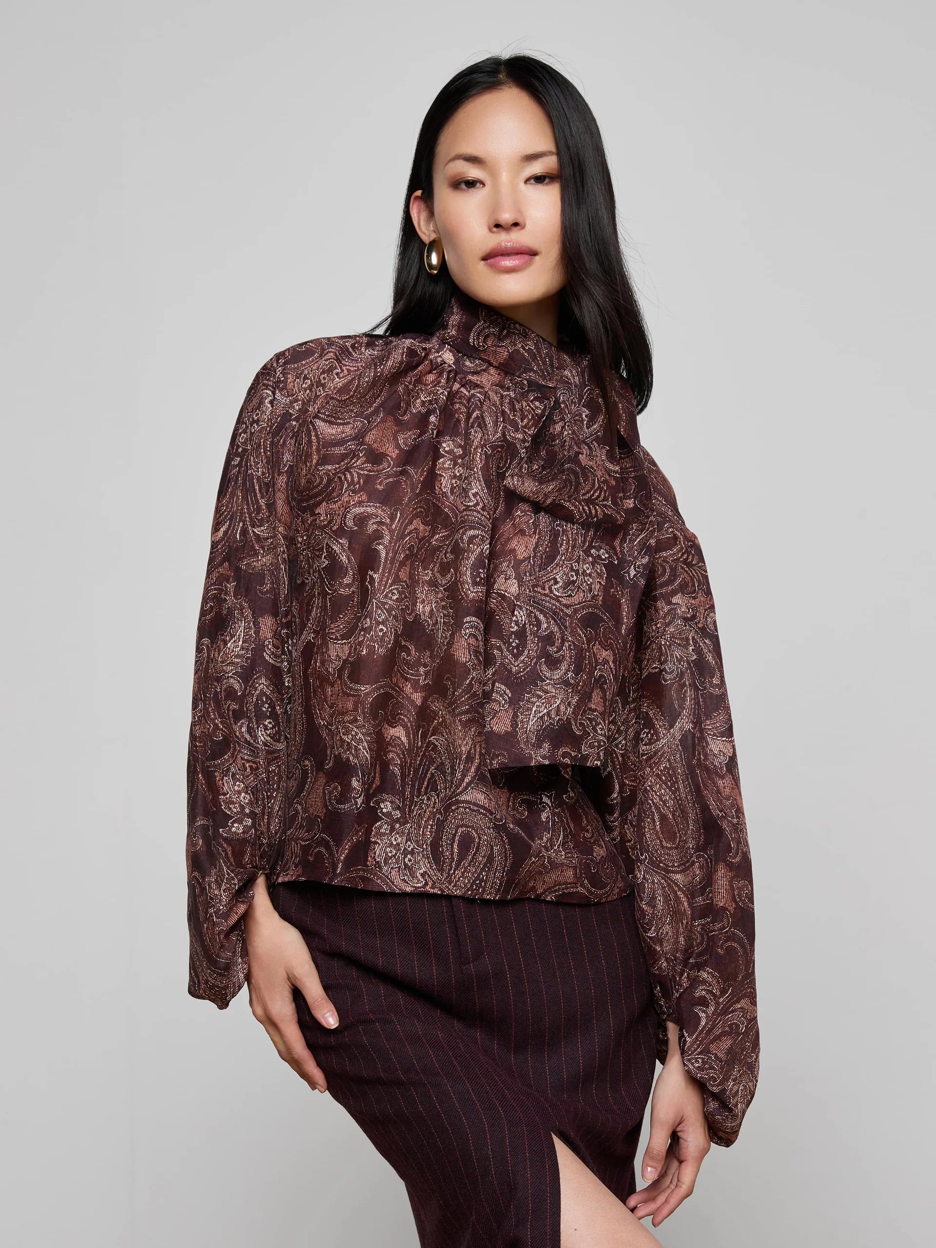 L'Agence Rhett Oversized Blouse