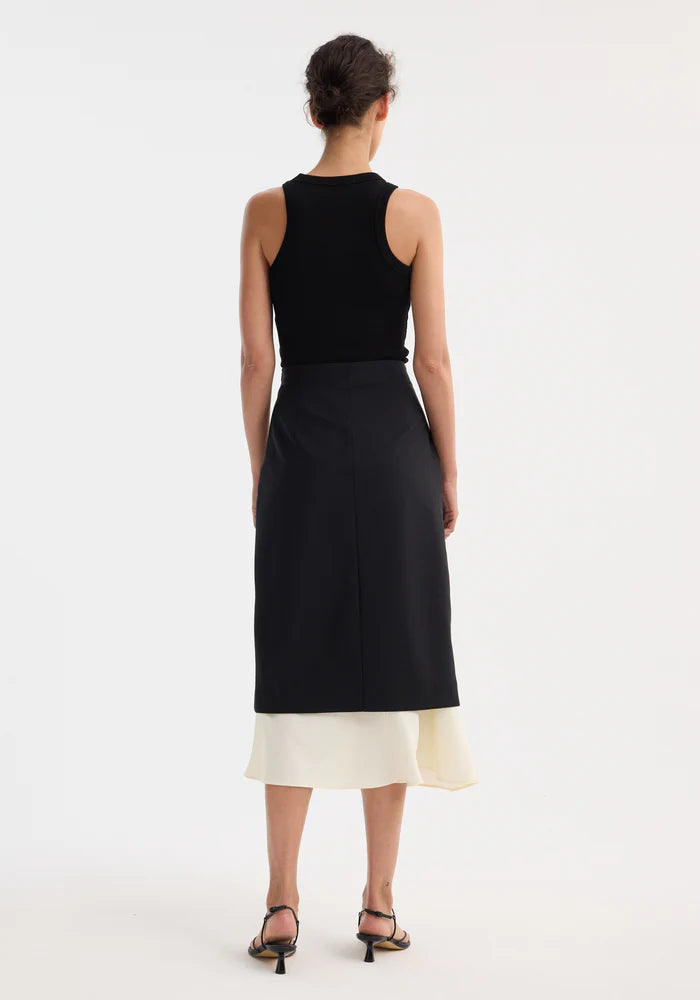 Rohe Contrast Upside-Down Skirt