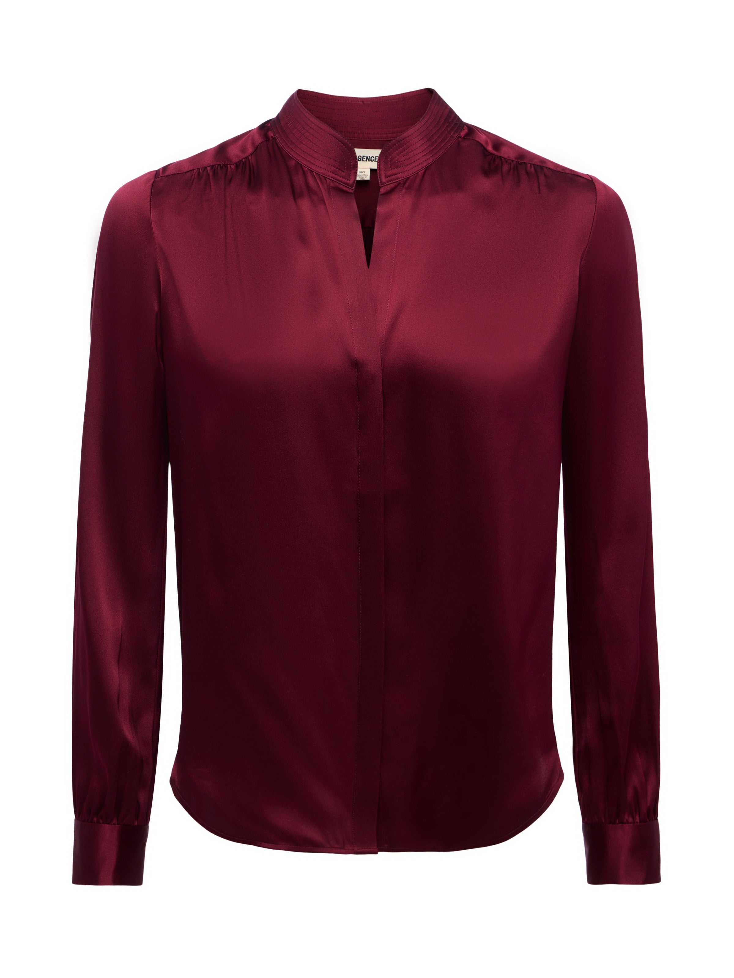 BIANCA BAND COLLAR BLOUSE