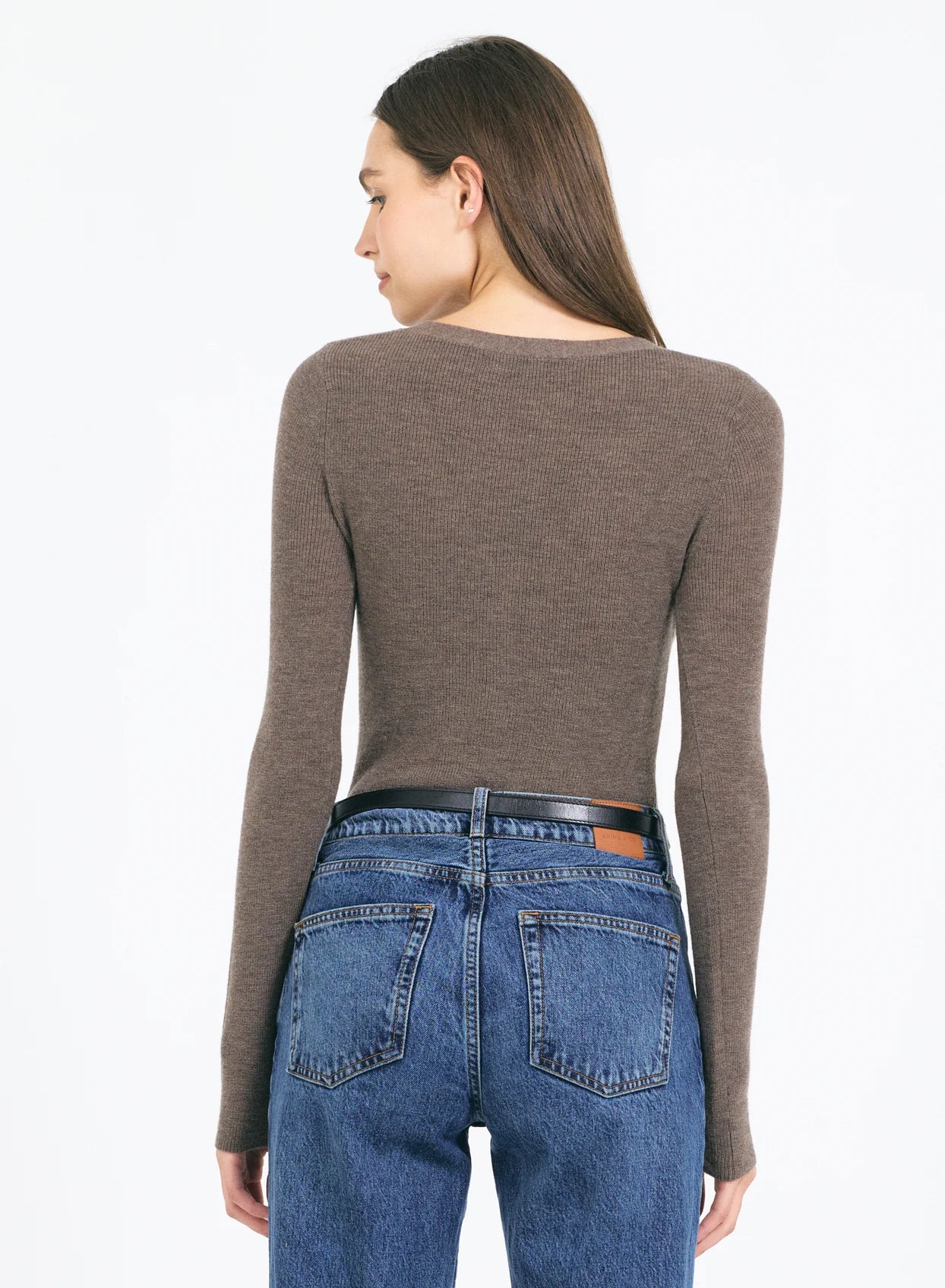 One Grey Day Bristol Merino Henley - Husk