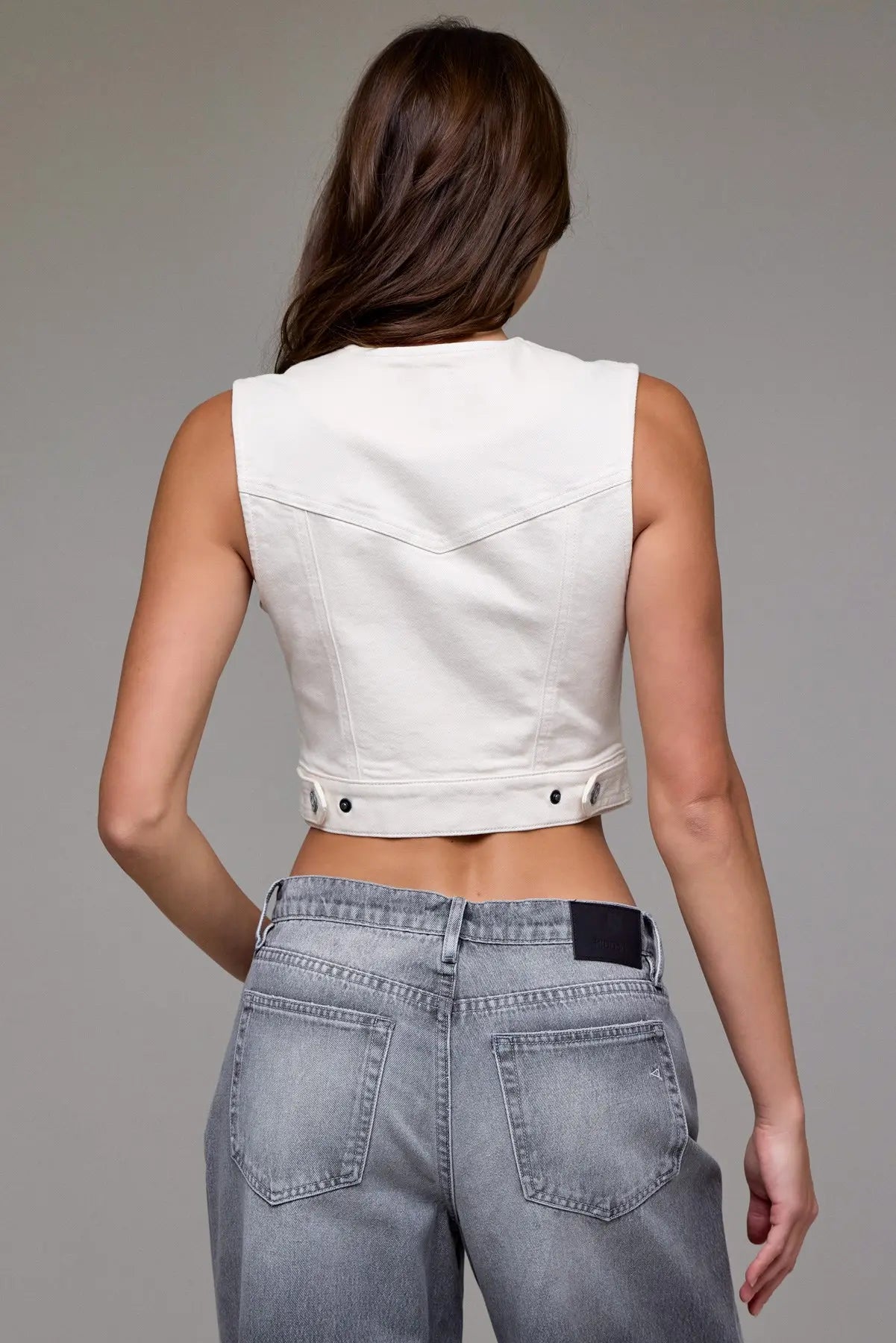 HIDDEN Jeans Rebel Long Trucker Mini Vest