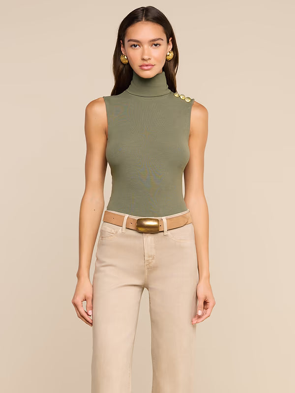 L'Agence Ceci Sleeveless Turtleneck