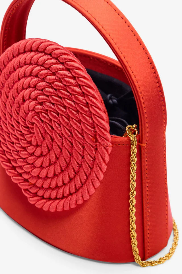 Destree Mini Gunther Satin Bag - Red Fire