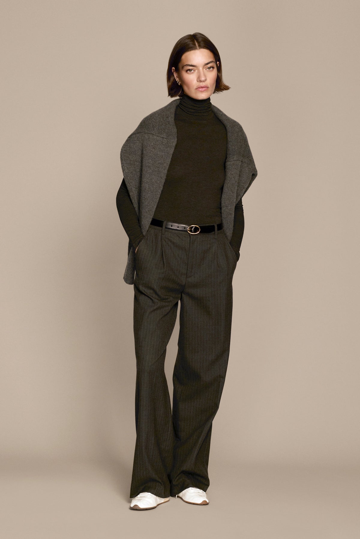 The Turtleneck in Charcoal - WS