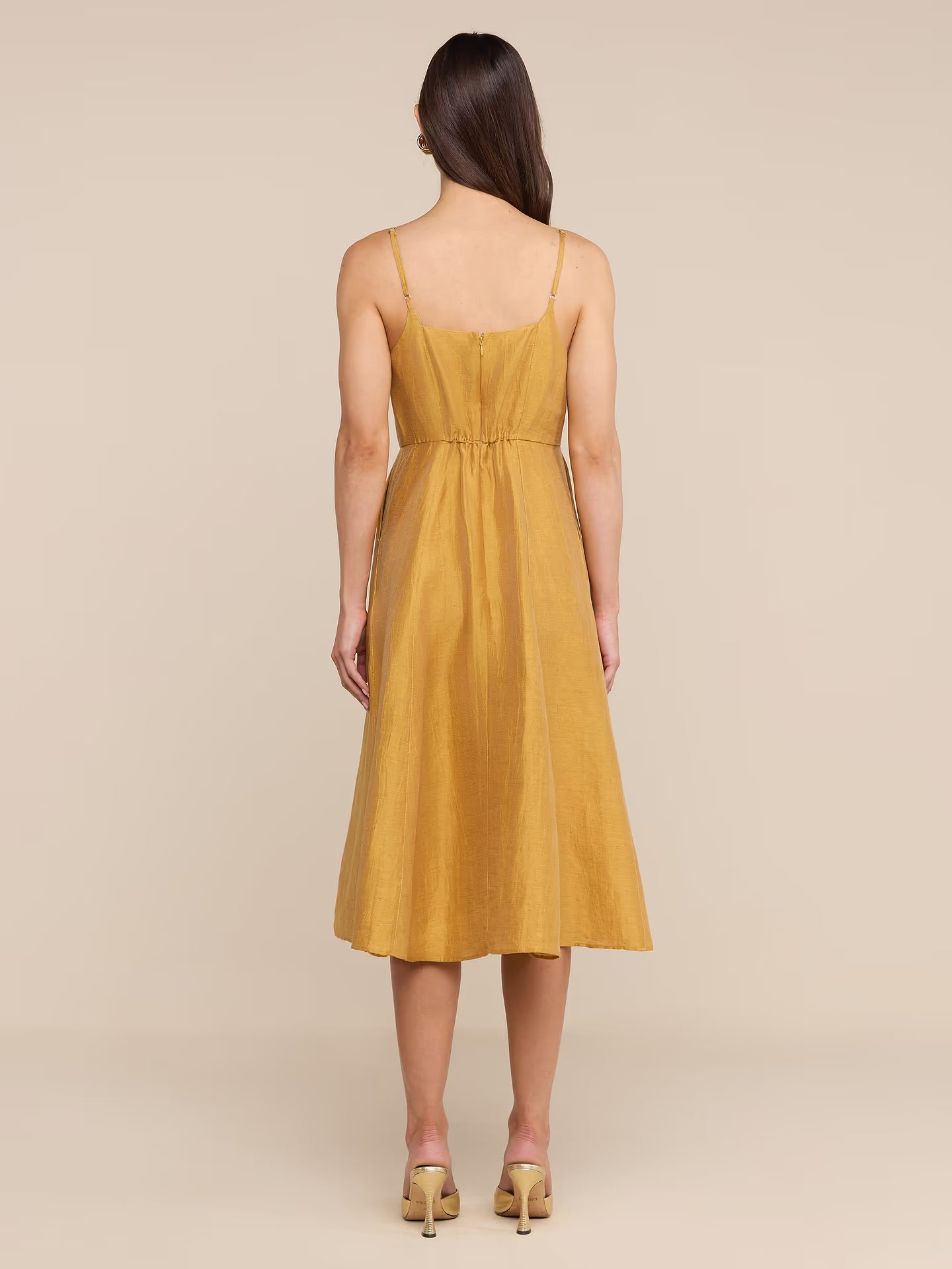 L'Agence Meredith Midi Dress