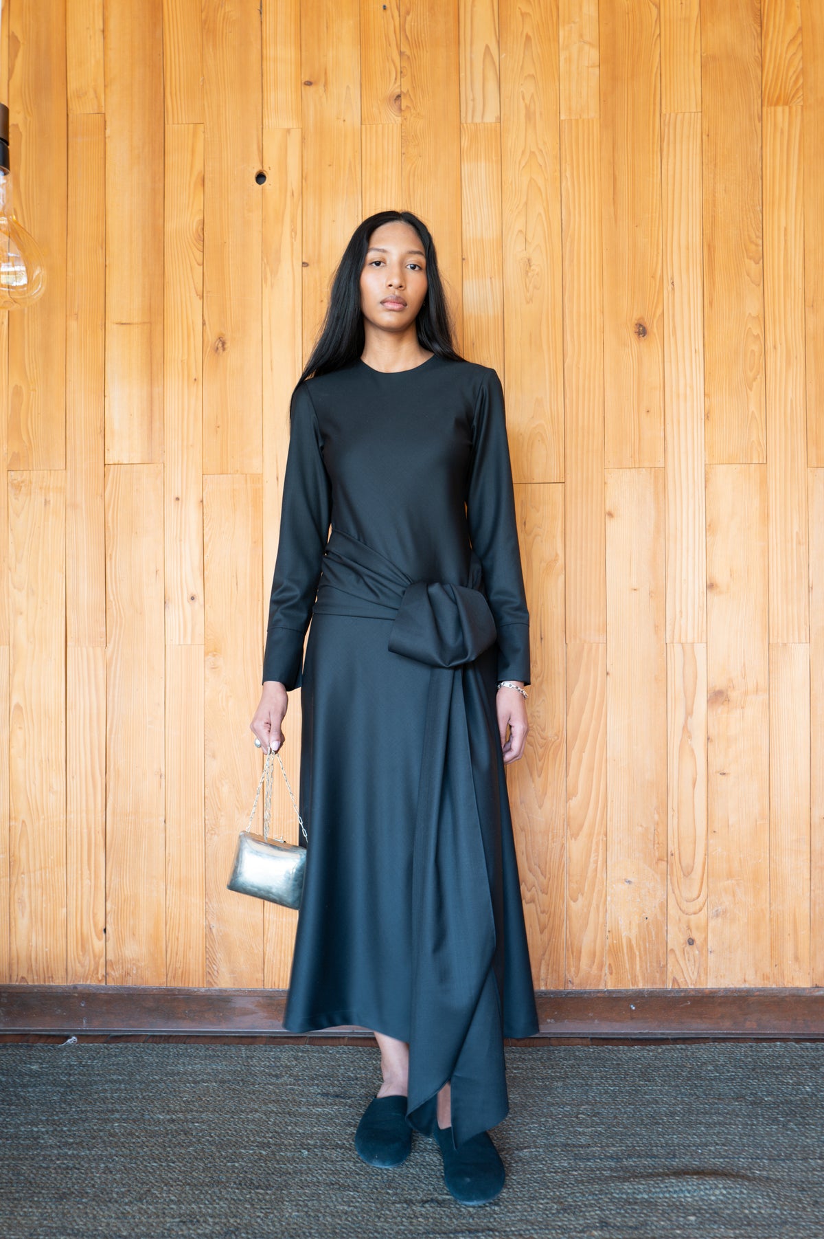 The Asymmetrical Dress with Knotted Belt