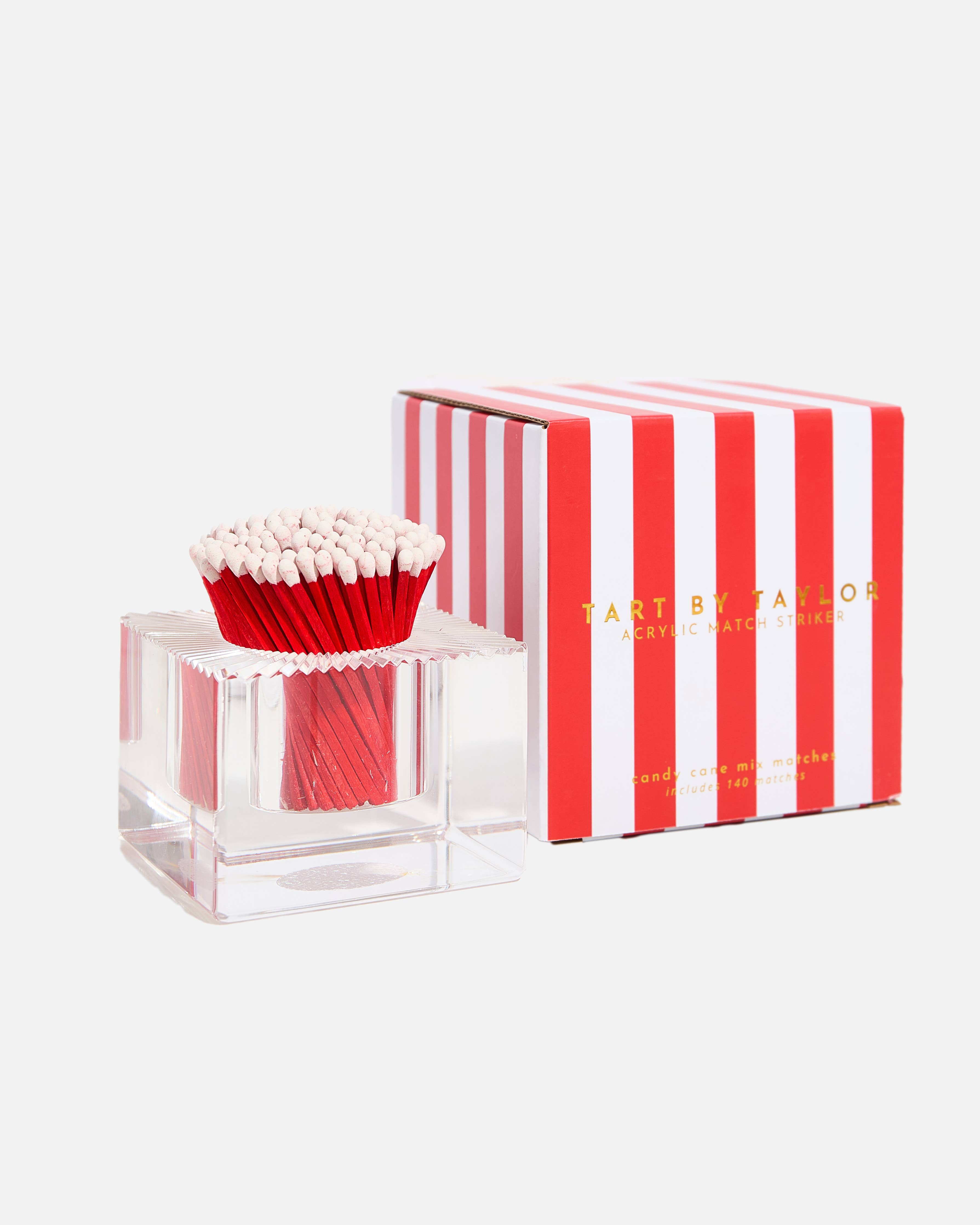 Square Match Striker | Candy Cane Matches