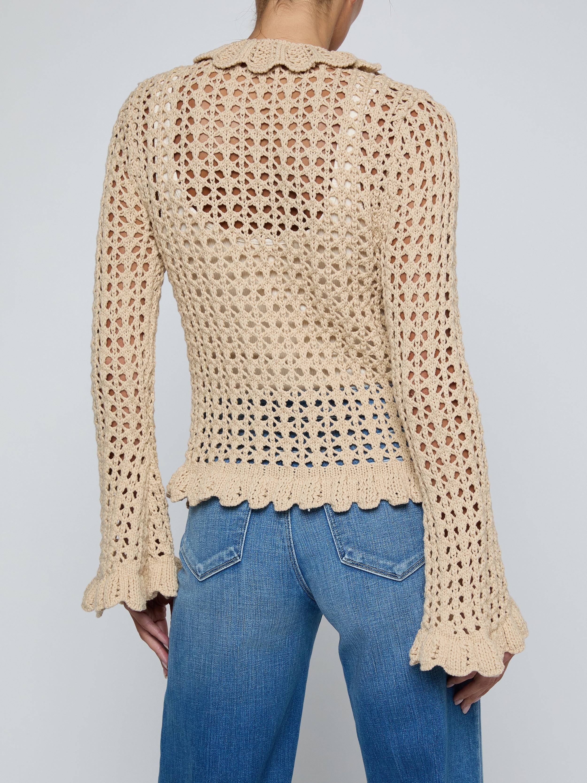 SOLARIS OPEN STITCH CARDI