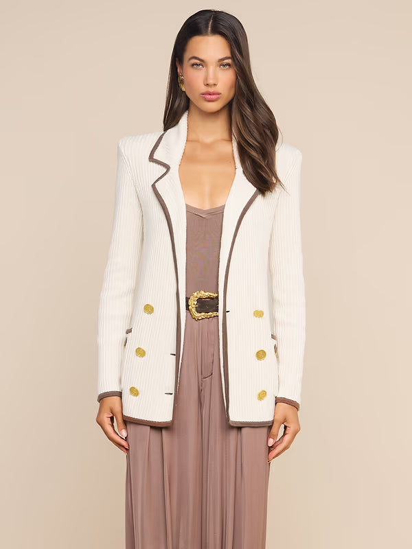 L'Agence Ranch Knit Blazer