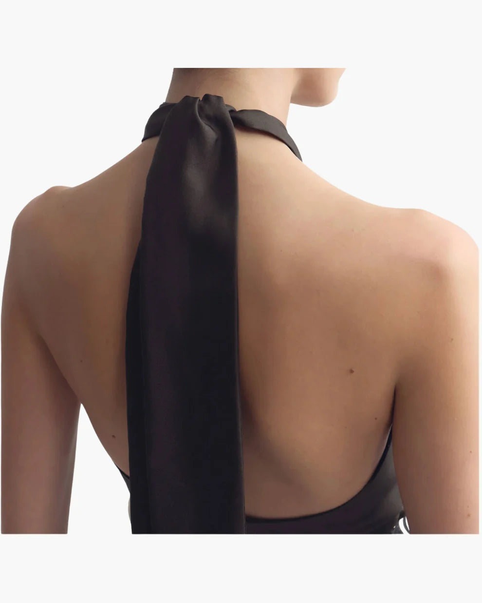 Nili Lotan Solal Silk Halterneck Top