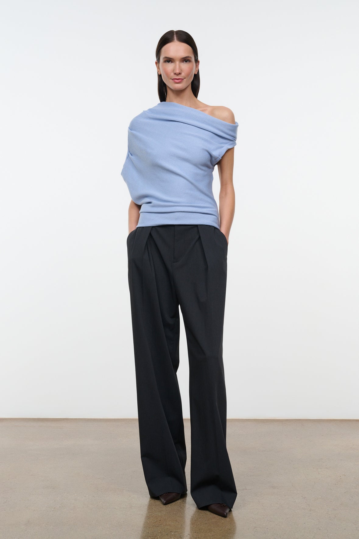 Staud Mabel Sweater - Powder Blue
