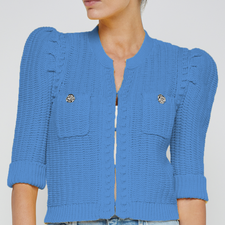 L'agence Delilah Cropped Cardigan
