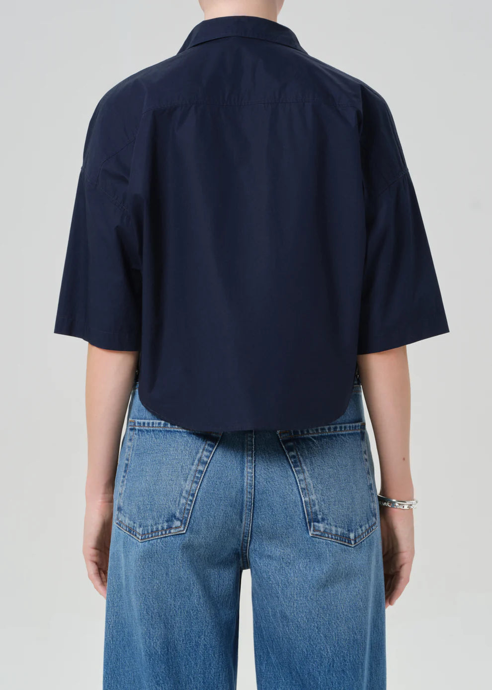 Citizens Of Humanity Frances Cropped Cape Button Up