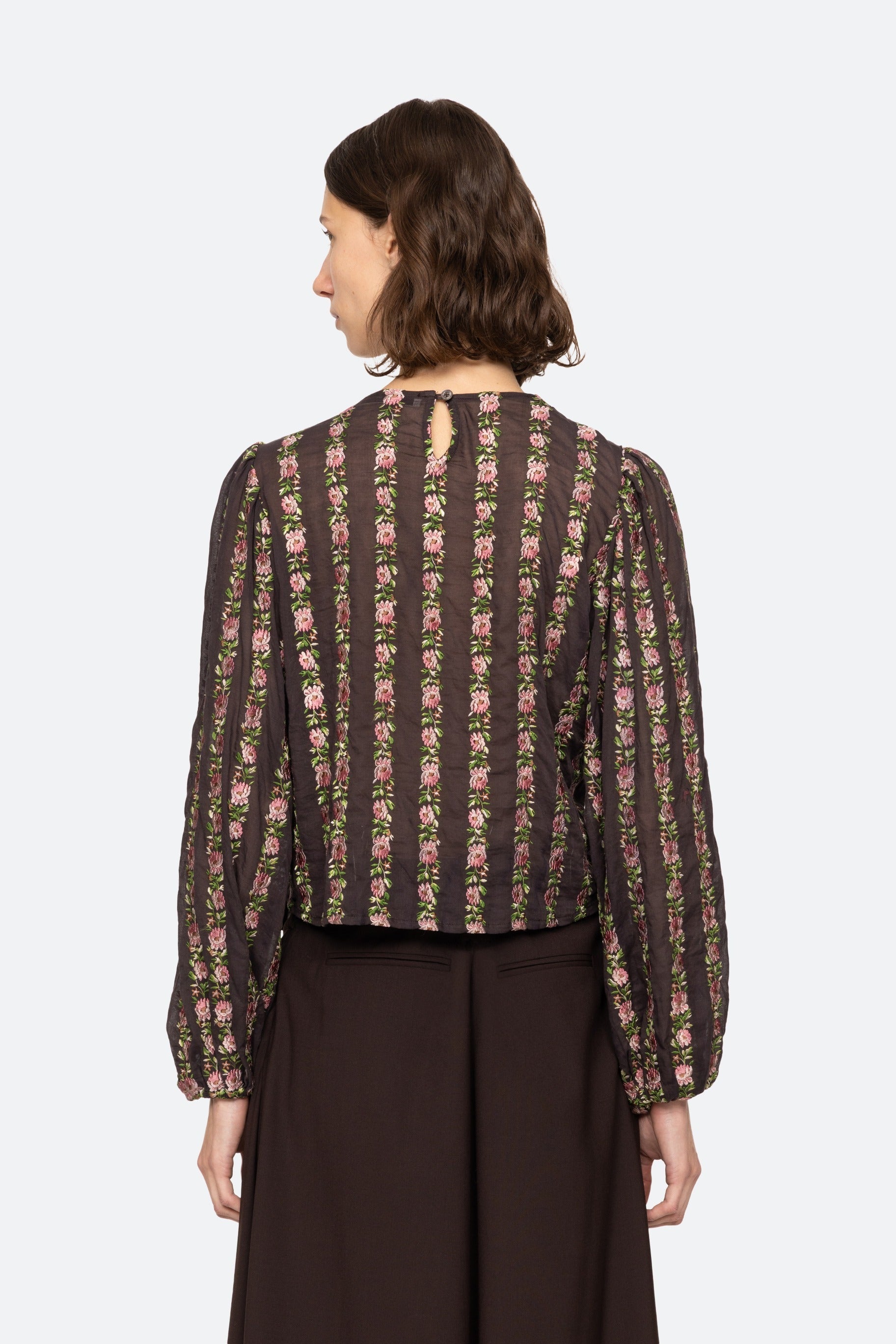 SYBIL EMBROIDERY L/SLV BLOUSE (D2)