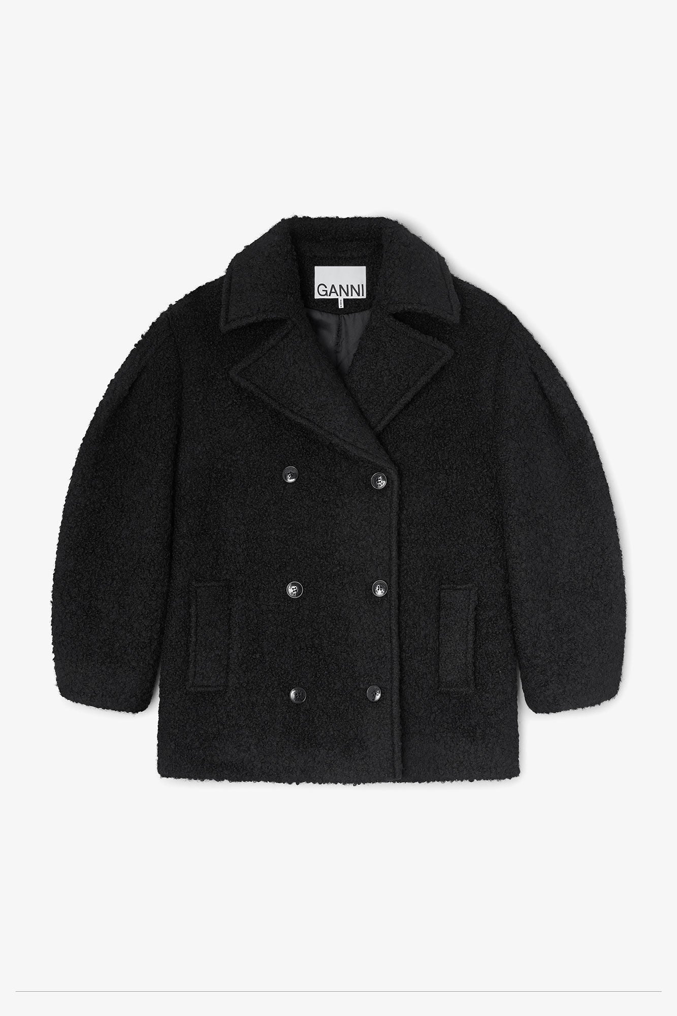 Ganni Heavy Boucle Midi Coat