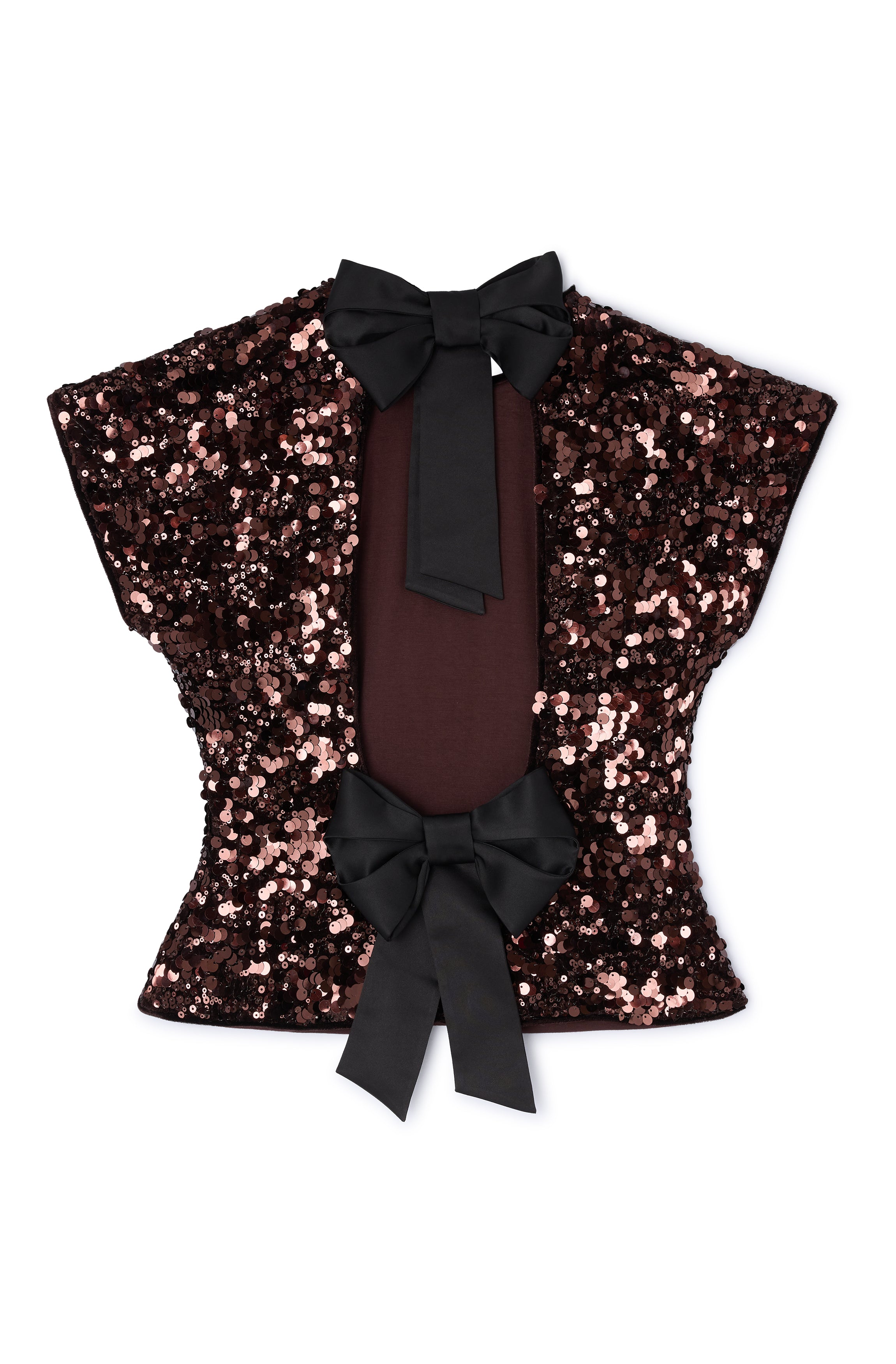 Velvet Sequins Top