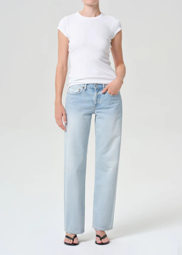 Agolde Low Rise Loose Ankle Jean - Amplify