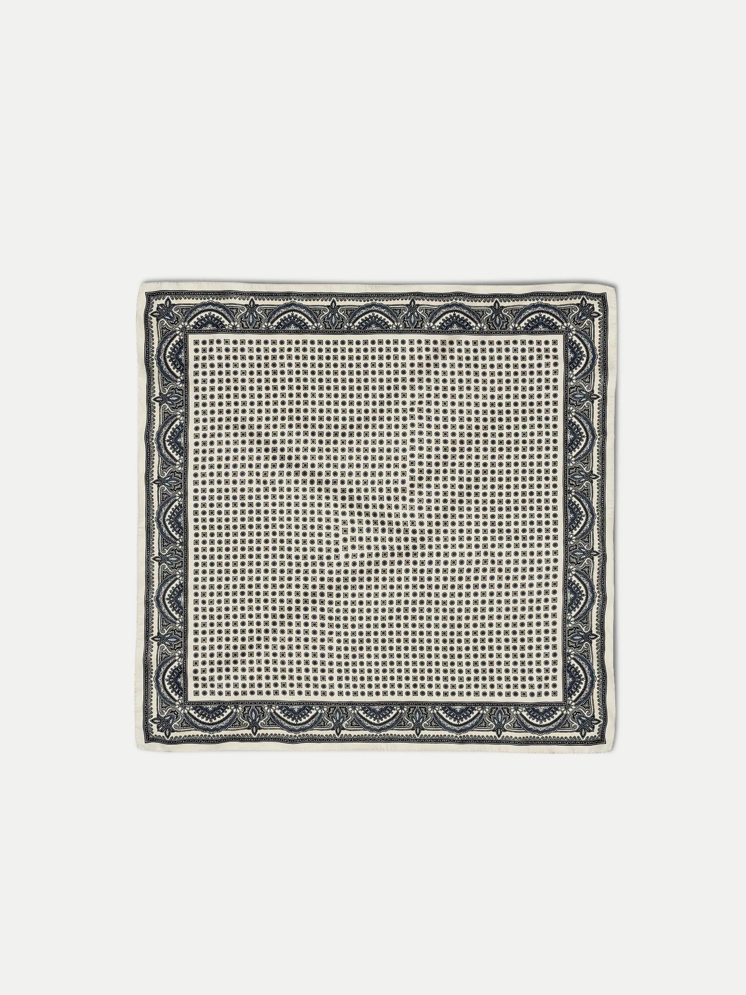 Veronica Beard Sava Silk-Blend Scarf - Ecru