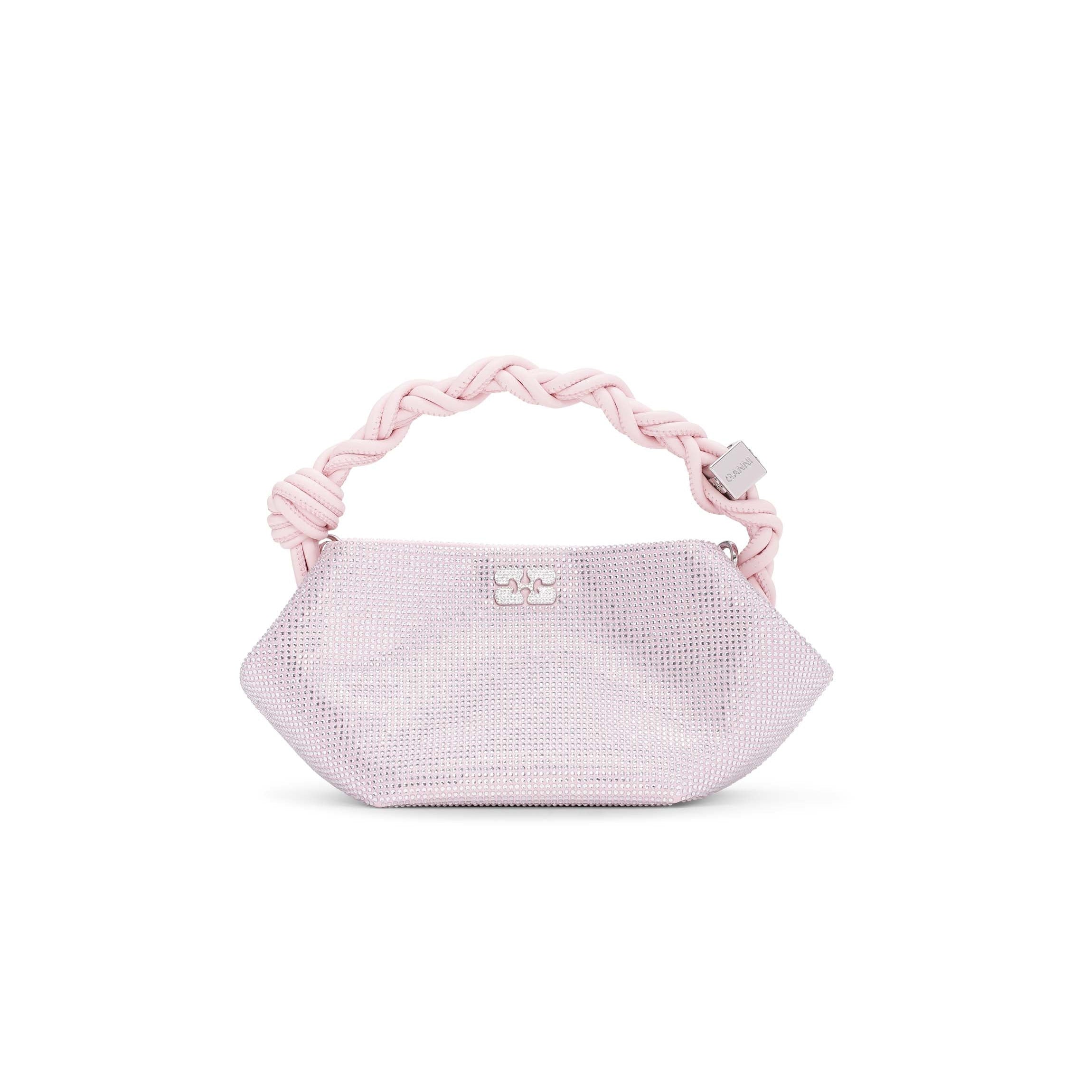 Ganni Bou Bag Mini Denim Strass