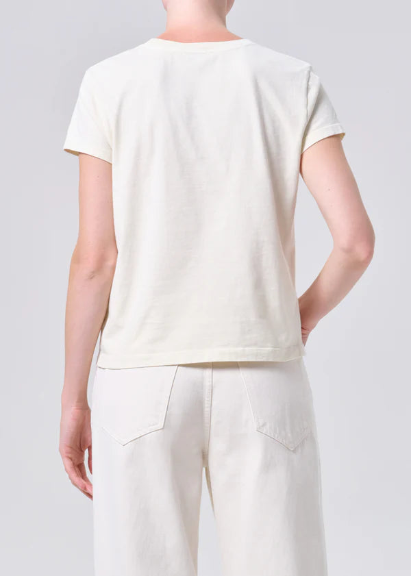 Agolde Long Line Adine Tee - Blonde